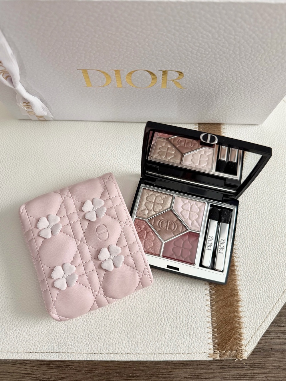 Dior 5-Color Eyeshadow Palette — Soft Pink & Rose Tones